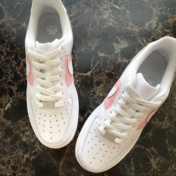 Nike Airforce 1 Pink Cloud Custom - Picture 2 of 7